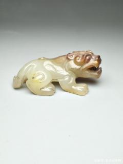 和田玉瑞兽新老对比立见高下